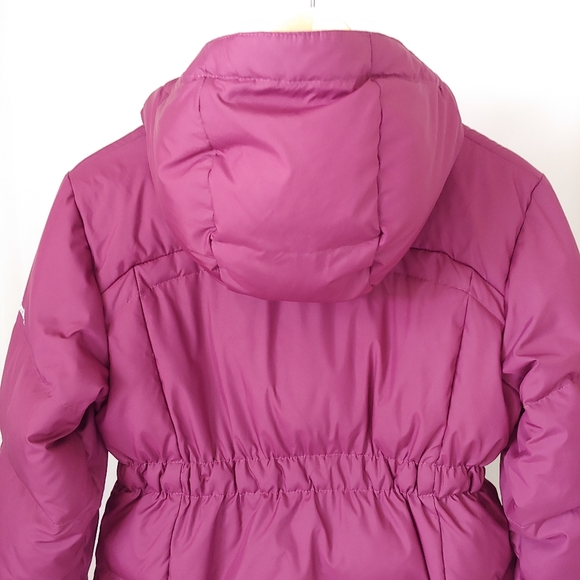 Columbia Girls Snow Escape Hooded Winter Down Puffer Long Jacket Size 14 / 16 - Picture 7 of 16